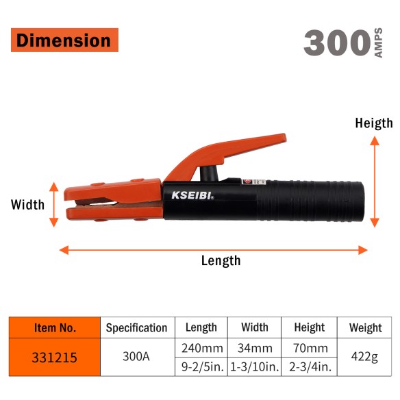 High-Quality Electrode Holder/American Pattern for Welding | KSEIBI