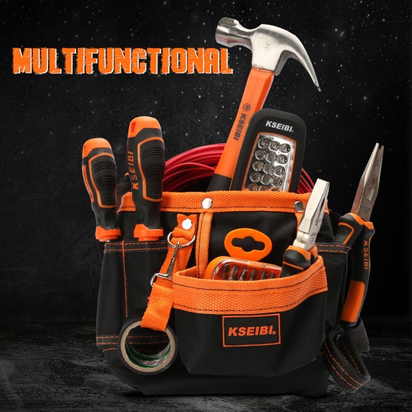 High-Quality Electrician's Tool Pouch for Convenient Storage | KSEIBI