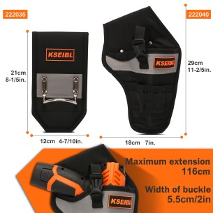 Durable and Convenient Drill Holster for Easy Access on the Job | KSEIBI 2