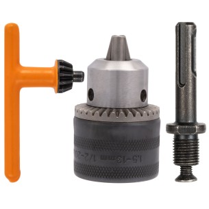 High-Quality Drill Chuck Set with Key and Adapter | KSEIBI 2