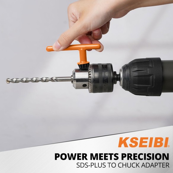 Mandrin pour perceuse avec clé et adaptateur 1.5-13mm 1/2-20 de haute qualité | KSEIBI