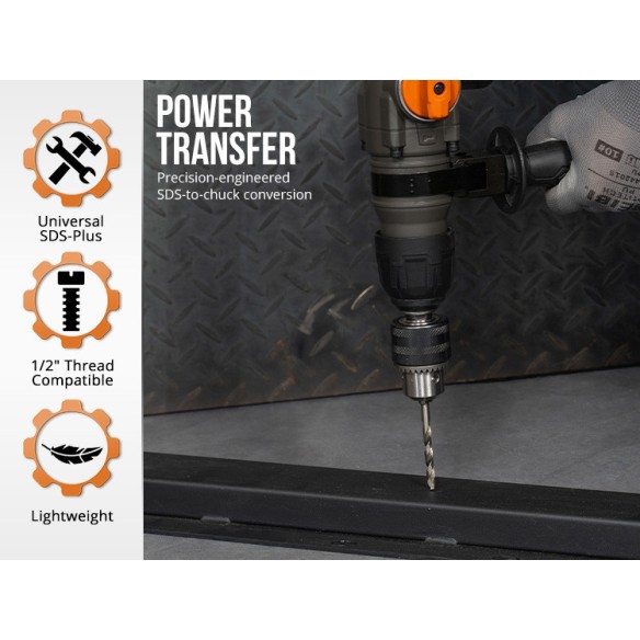 Mandrin pour perceuse avec clé et adaptateur 1.5-13mm 1/2-20 de haute qualité | KSEIBI