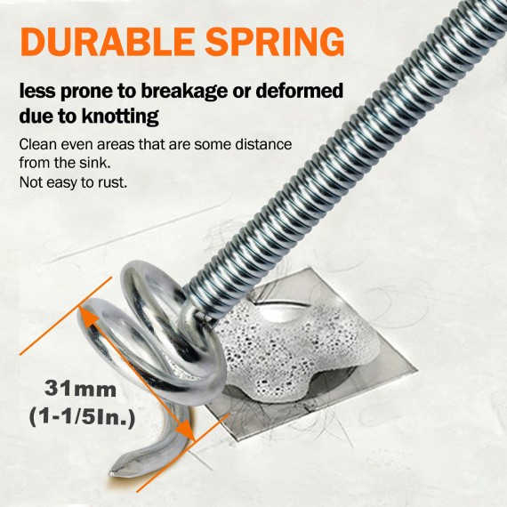 Powerful Drain Cleaner for Clogged Pipes and Drains | KSEIBI