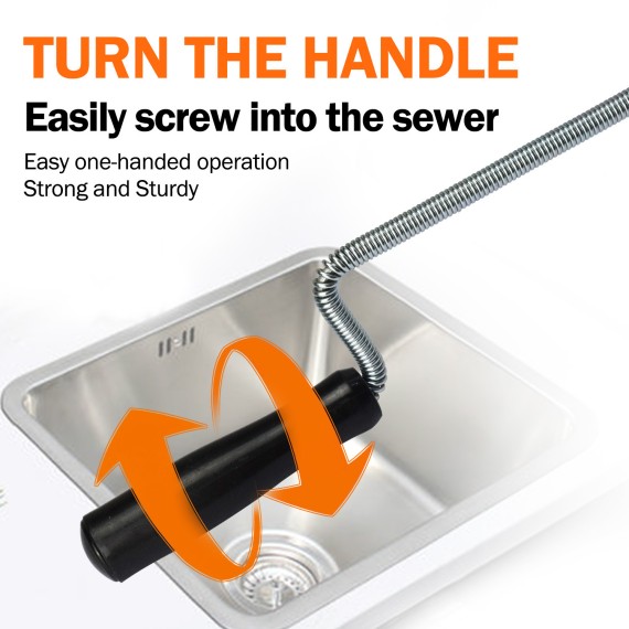Powerful Drain Cleaner for Clogged Pipes and Drains | KSEIBI