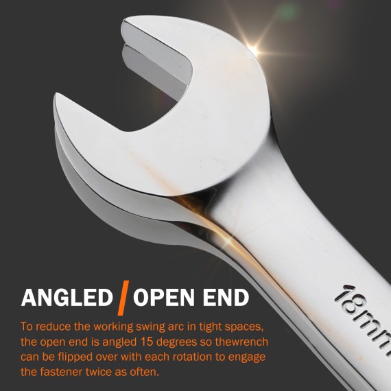 High-Quality Double Open End Wrench Set 8-Pc for Versatile Use | KSEIBI