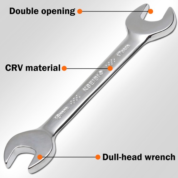 High-Quality Double Open End Wrench Set for Precision Work | KSEIBI