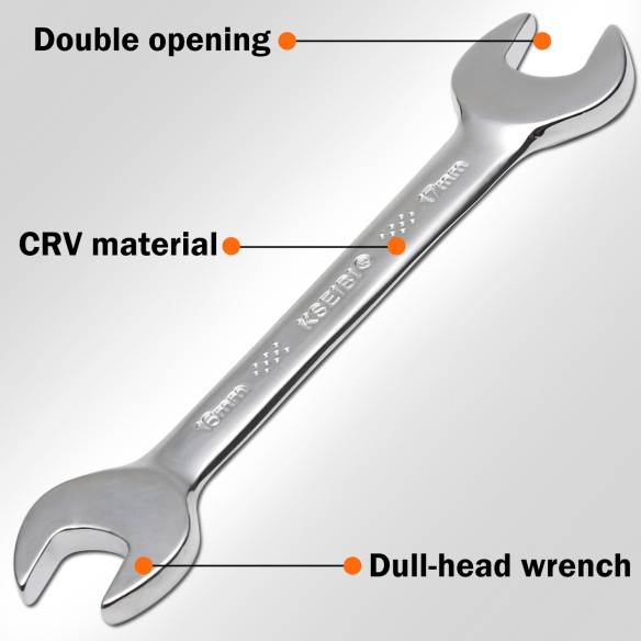 High-Quality Double Open End Wrench Set for Precision Work | KSEIBI