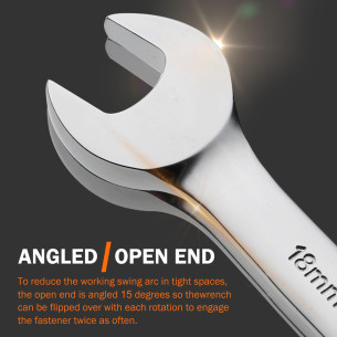 High-Quality Double Open End Wrench for Versatile Use | KSEIBI 2