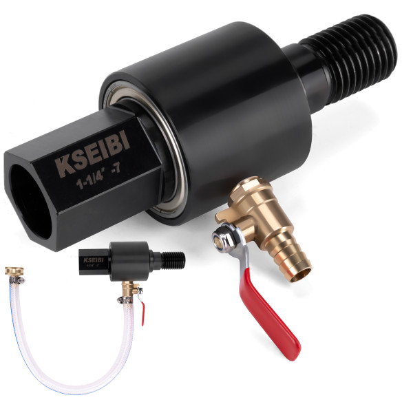 Adaptateur pivotant d'eau pour foret humide de carottage diamanté | KSEIBI