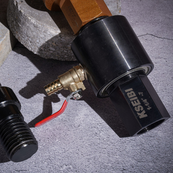 Adaptador giratorio de agua para broca húmeda de núcleo diamantado | KSEIBI