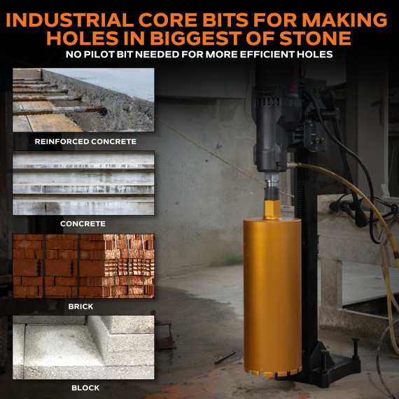 Foret humide pour carottage diamanté de haute qualité | KSEIBI