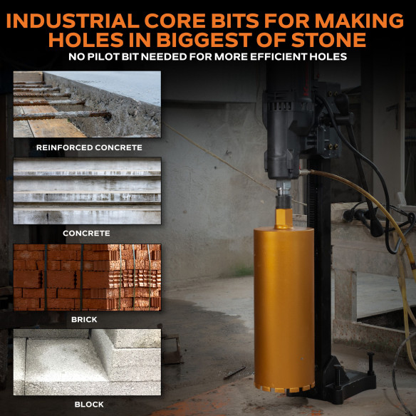 High-Quality Diamond Wet Core Bit for Precise Drilling | KSEIBI