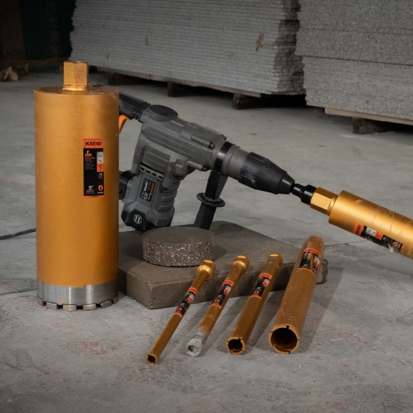 ريشة كور ماسية رطبة للحفر على الخرسانة والحجر | KSEIBI