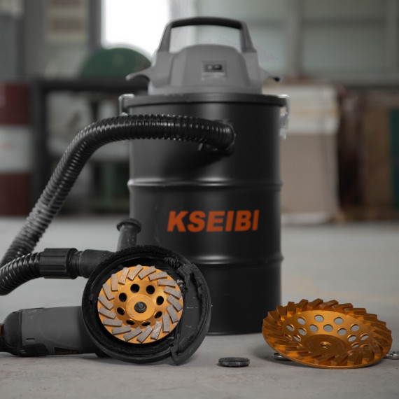 Roda de Copo de Diamante Turbo 7" com Flange | KSEIBI