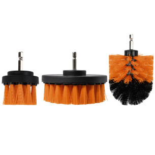 Brosse de nettoyage pour perceuse 1/4" (6,35 mm) — 3 pcs | KSEIBI 2