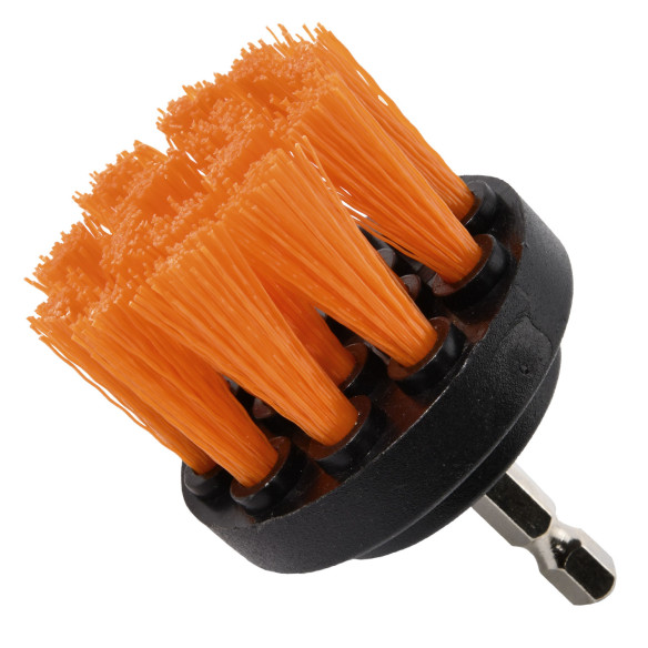 Spazzole pulizia per trapano 1/4" attacco esagonale, set 3 pz | KSEIBI