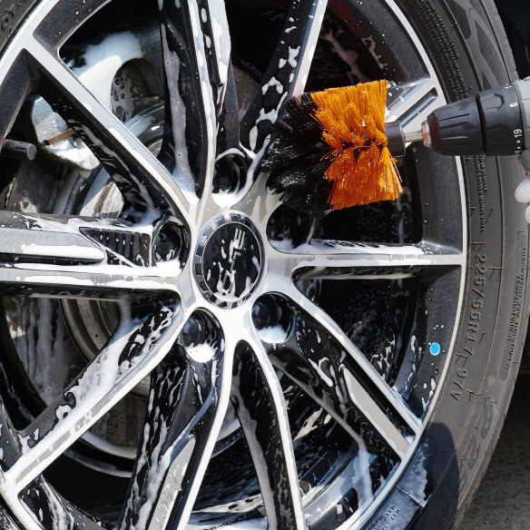 Escova de Limpeza para Brocas 1/4" Haste Hexagonal - 3 Peças | KSEIBI