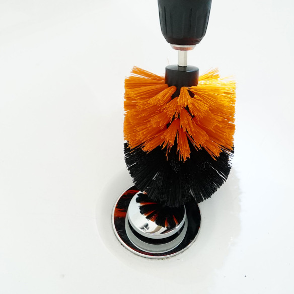 Brosse de nettoyage pour perceuse 1/4" (6,35 mm) — 3 pcs | KSEIBI