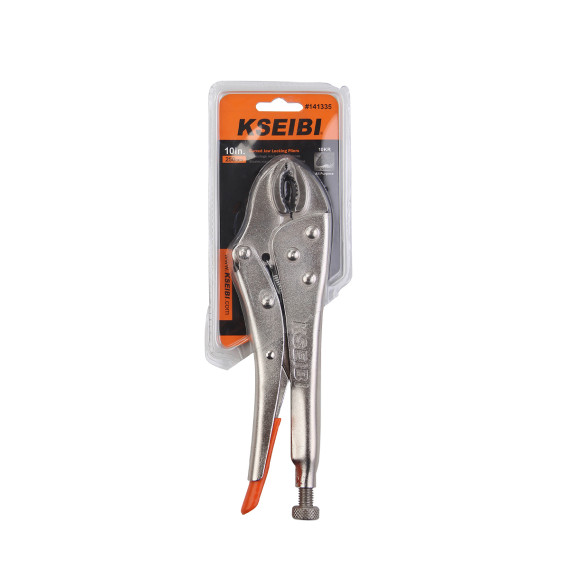High-Quality Curved Jaw Locking Plier With Wire Cutter for Precision Work | KSEIBI