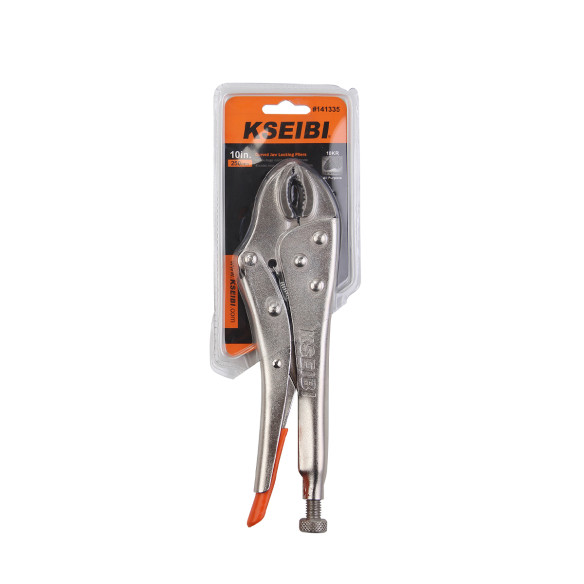 High-Quality Curved Jaw Locking Plier With Wire Cutter for Precision Work | KSEIBI