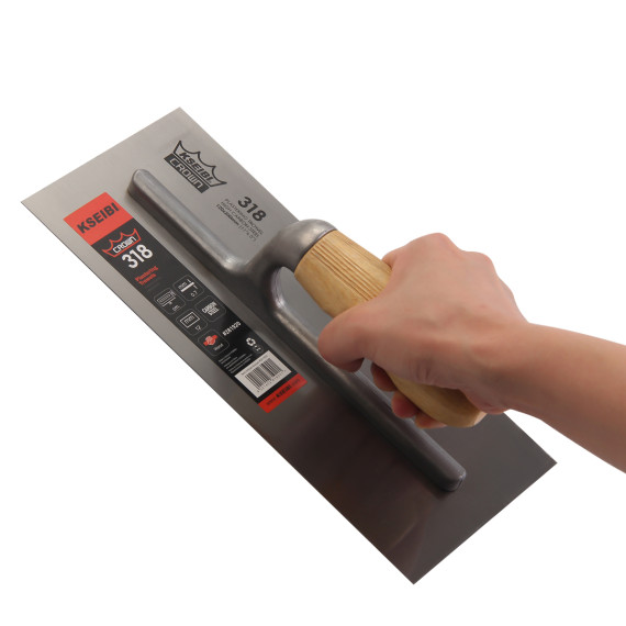Premium Crown Plastering Trowel for Wood Smoothing Projects | KSEIBI