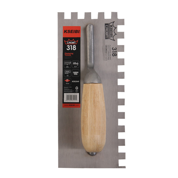 Frattone da intonaco crown: manico in legno liscio resistente | KSEIBI