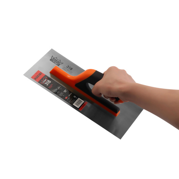 "Professional Crown Plastering Trowel with ProGrip Handle for Precision Finishing | KSEIBI"