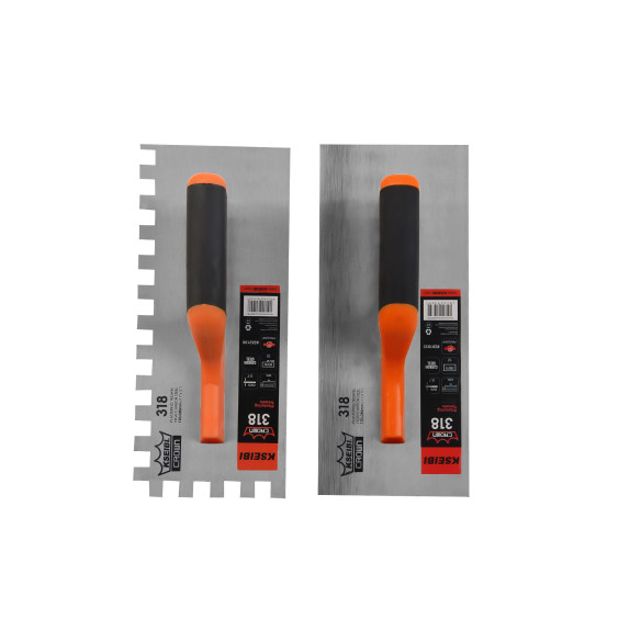 "Professional Crown Plastering Trowel with ProGrip Handle for Precision Finishing | KSEIBI"