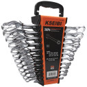 Premium 24-Piece Combination Wrench Set for Versatile Mechanics | KSEIBI