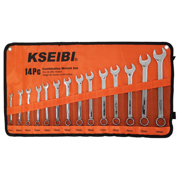 "Professional Grade Combination Wrench Set for Versatile Repairs | KSEIBI"