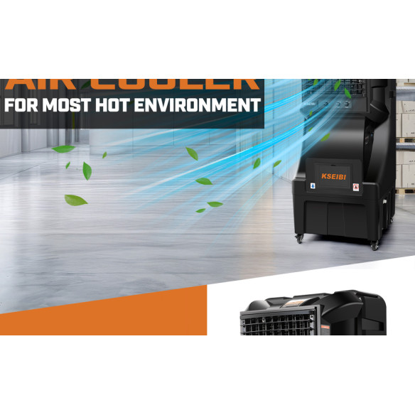 Enfriador de aire KAC 35-70 M, 70 L, 350 W eficiente | KSEIBI