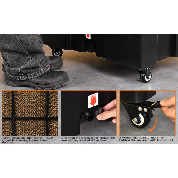 Raffrescatore evaporativo KAC 35-70 M 70L 350W | KSEIBI