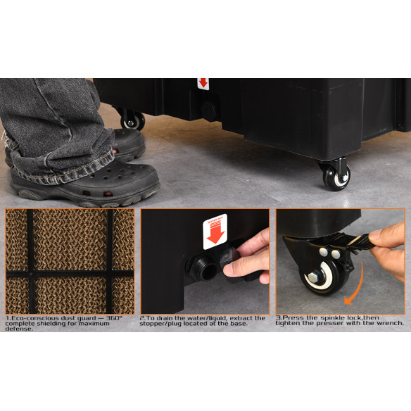 مبرد هواء صحراوي KSEIBI KAC 35-70 M سعة 70 لتر 350 واط | KSEIBI