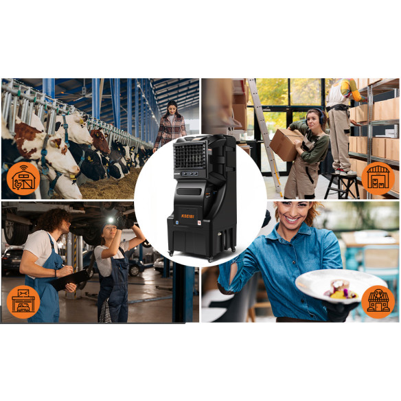 Climatizador de Ar Evaporativo 70L 350W KAC 35-70 M | KSEIBI