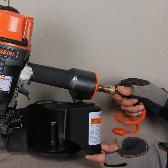 مسدس مسامير ملفوف للتسقيف 80 ملم - مراجعات وأسعار | KSEIBI