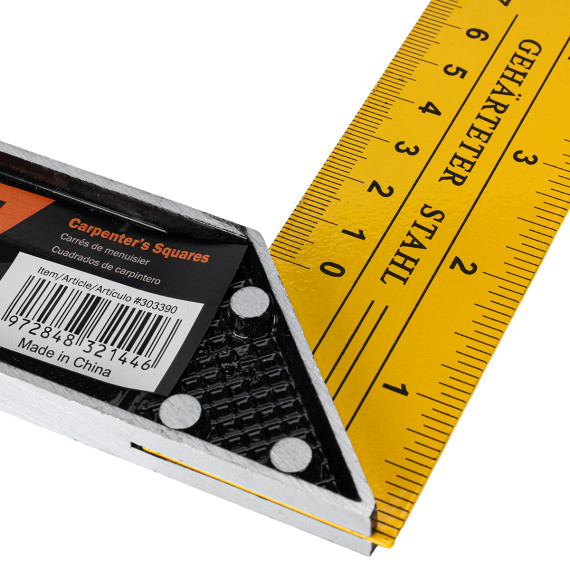 Escuadra de carpintero: Herramienta de medición precisa y duradera | KSEIBI