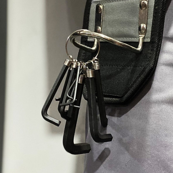 Llaves Allen de Óxido Negro con Anillo 10PCS | KSEIBI