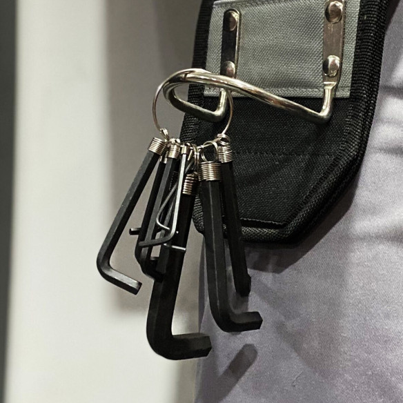 Conjunto de Chaves Allen Black Oxide e Anel | KSEIBI