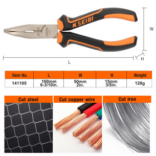 High-Quality Bent Nose Pliers for Precision Work | KSEIBI 2