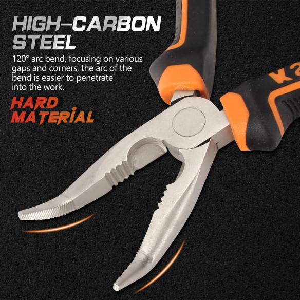 Купить изогнутые плоскогубцы ProGrip для профессионалов | KSEIBI