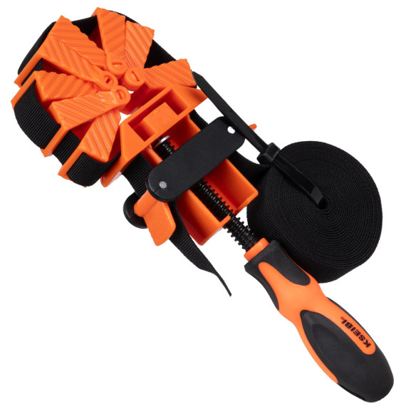 Hochwertige Bandklemme mit ergonomischem ProGrip-Griff für Profis | KSEIBI