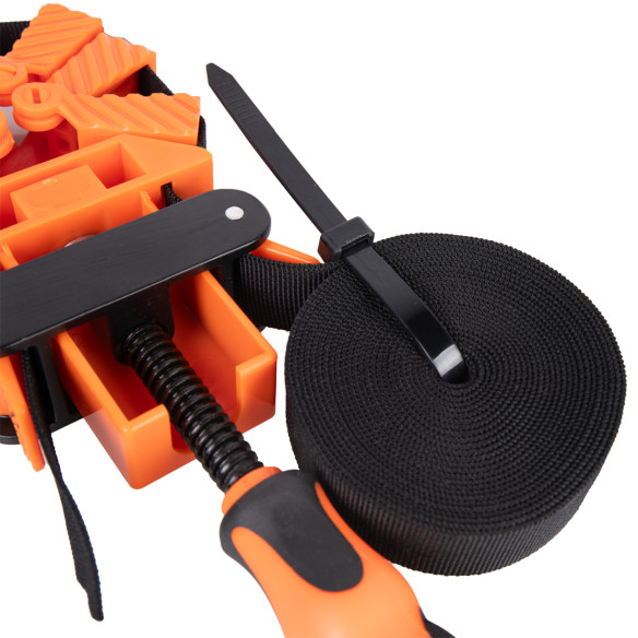 Hochwertige Bandklemme mit ergonomischem ProGrip-Griff für Profis | KSEIBI