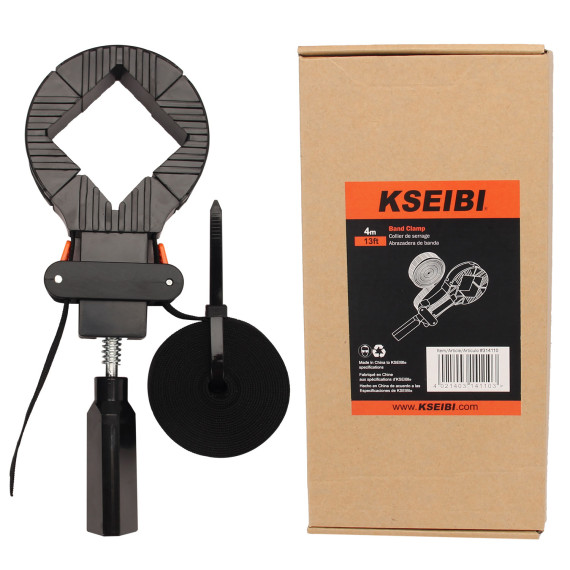 Adjustable Band Clamp with Handle for Woodworking Projects | KSEIBI
