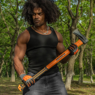 Durable Fiberglass Handle Axe for Heavy Duty Work | KSEIBI 2