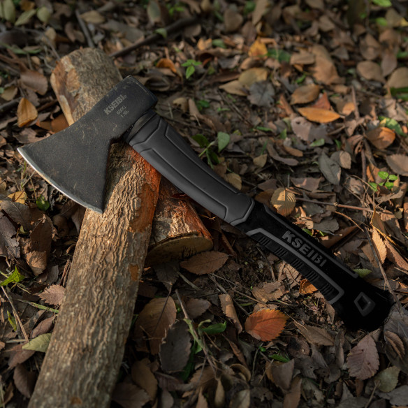 Hochwertige Axt mit Fiberglasstiel 600 G (Canyon Black) | KSEIBI