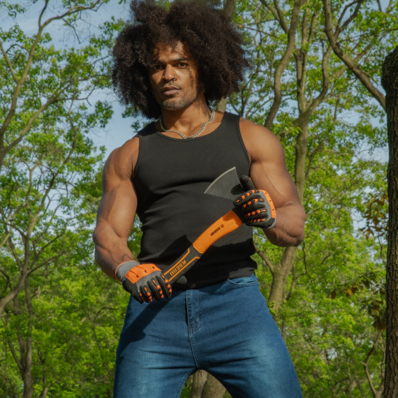 Hochwertige Axt mit Fiberglasstiel für präzises Arbeiten | KSEIBI