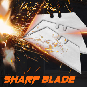 Cuchillo multiusos retráctil de aluminio 150mm para trabajos de precisión | KSEIBI 2