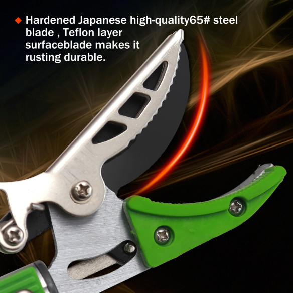 "Premium Aluminium Long Garden Shear Cut &amp; Hold for Precision Trimming | KSEIBI"