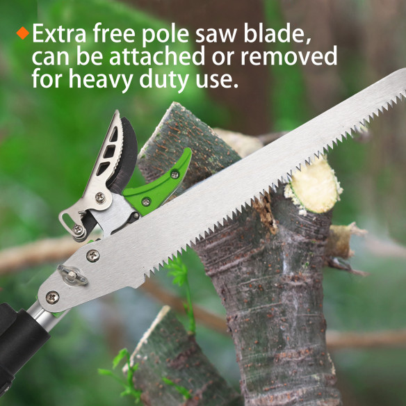 "Premium Aluminium Long Garden Shear Cut &amp; Hold for Precision Trimming | KSEIBI"