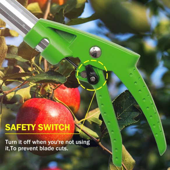 "Premium Aluminium Long Garden Shear Cut &amp; Hold for Precision Trimming | KSEIBI"